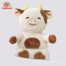 Plush cow phone holder brinquedos de pelúcia brinquedos de pelúcia